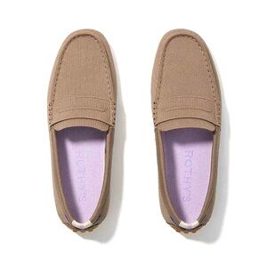 Rothy's The Driving Loafer in Neutral Cool Brown Slip-Ons Mens Size 7.5